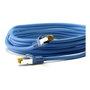 Goobay Cable de parcheo RJ-45 Cat 6.a S/FTP (PIMF) Cat.7, 2 metros, azul