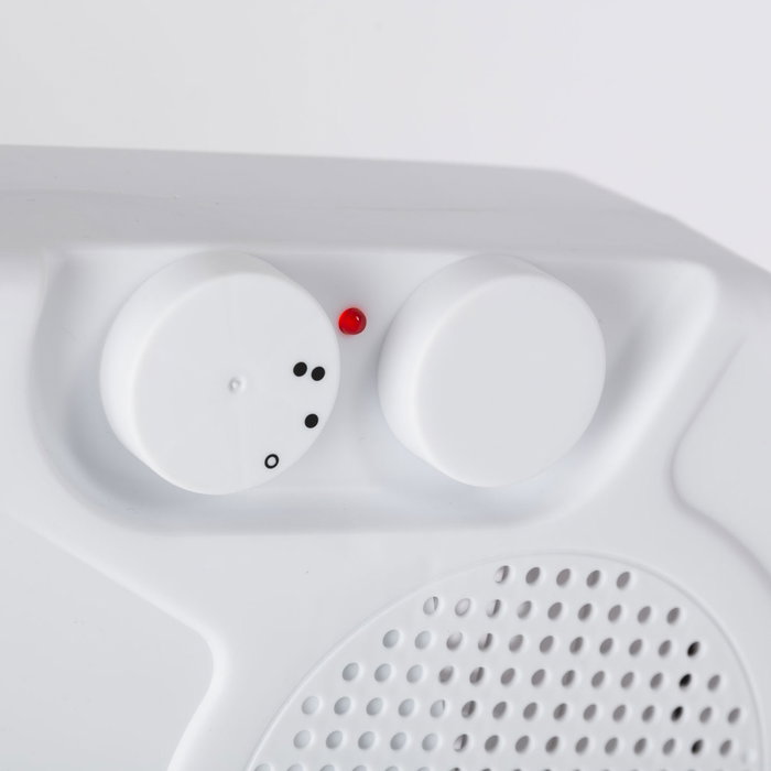 Calefactor 500W Ventilador Aire Caliente y Frío Blanco - Vertical y Horizontal con Termostato Regulable Calefactor 500W Ventilador Aire Caliente y Frío Blanco - Vertical y Horizontal con Termostato Regulable