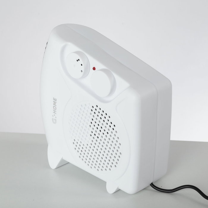 Calefactor 500W Ventilador Aire Caliente y Frío Blanco - Vertical y Horizontal con Termostato Regulable Calefactor 500W Ventilador Aire Caliente y Frío Blanco - Vertical y Horizontal con Termostato Regulable