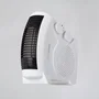 Calefactor Ventilador 500W Blanco Vertical/Horizontal Termostato Regulable