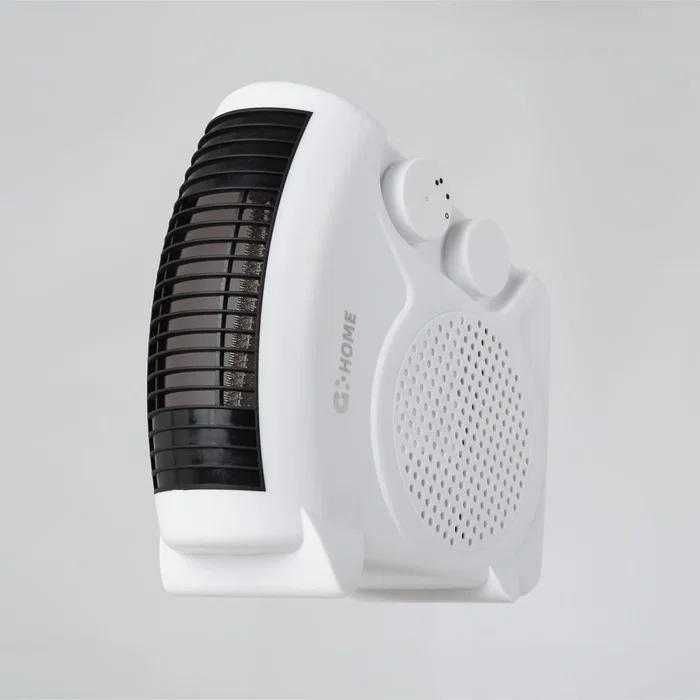 Calefactor Ventilador 500W Blanco Vertical/Horizontal Termostato Regulable