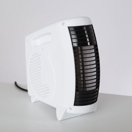 Calefactor 500W Ventilador Aire Caliente y Frío Blanco - Vertical y Horizontal con Termostato Regulable