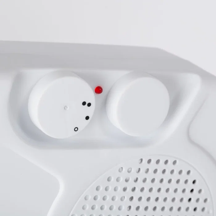 Calefactor Ventilador 500W Blanco Vertical/Horizontal Termostato Regulable