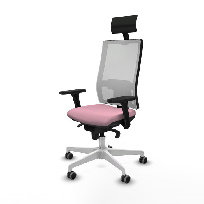 PIQUERAS Y CRESPO Silla de oficina Horna Rosa con Mecanismo Sincro PIQUERAS Y CRESPO Silla de oficina Horna Rosa con Mecanismo Sincro