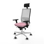 PIQUERAS Y CRESPO Silla de oficina Horna Rosa con Mecanismo Sincro