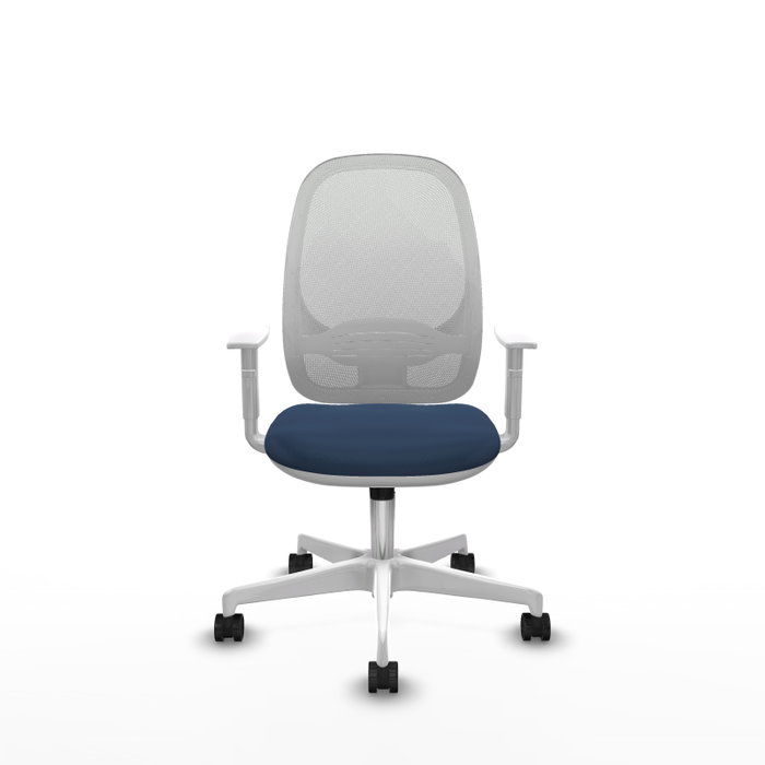 PIQUERAS Y CRESPO Silla de oficina Cilanco Azul marino y Blanco PIQUERAS Y CRESPO Silla de oficina Cilanco Azul marino y Blanco