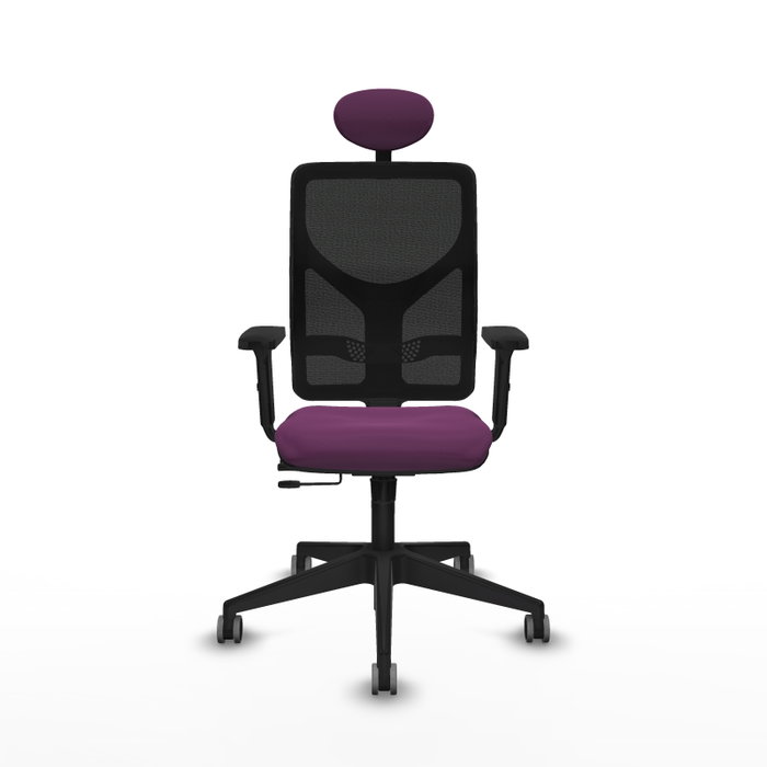 PIQUERAS Y CRESPO Silla de oficina Motilla con mecanismo Sincro/Traslack, Morado y Negro PIQUERAS Y CRESPO Silla de oficina Motilla con mecanismo Sincro/Traslack, Morado y Negro