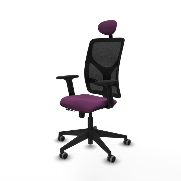 PIQUERAS Y CRESPO Silla de oficina Motilla con mecanismo Sincro/Traslack, Morado y Negro PIQUERAS Y CRESPO Silla de oficina Motilla con mecanismo Sincro/Traslack, Morado y Negro