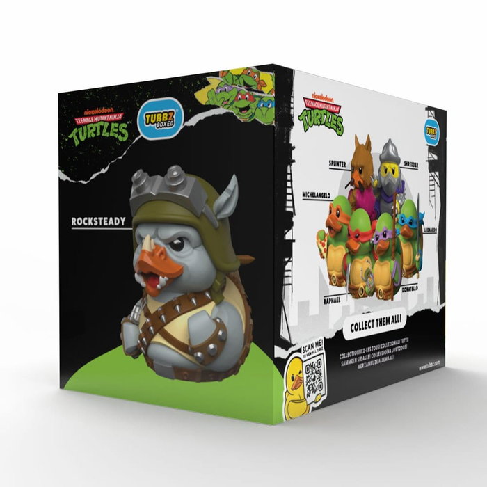 Numskull Figura PVC Rocksteady Tubbz de las Tortugas Ninja