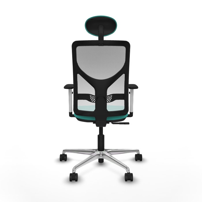 PIQUERAS Y CRESPO Silla de oficina Motilla con mecanismo Sincro, Turquesa y Blanco PIQUERAS Y CRESPO Silla de oficina Motilla con mecanismo Sincro, Turquesa y Blanco