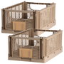 Day Juego De 2 Cajas Plegables 33X24,5 Gris