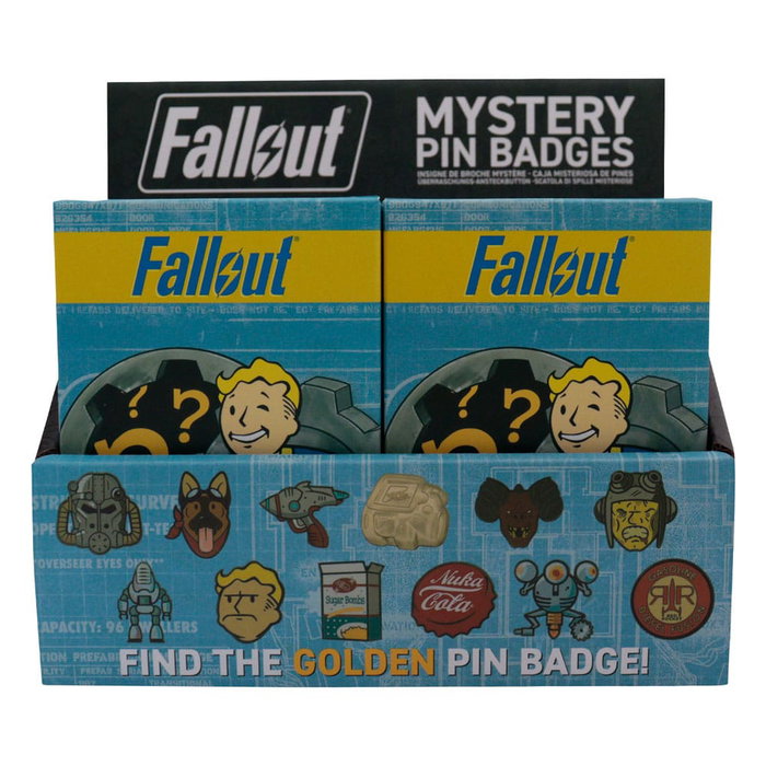 Fallout Chapas Expositor Mystery Pin Badge (12)