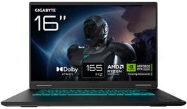 GIGABYTE GAMING A16 3WHK3PT864SD Ordenador Portátil AMD Ryzen 7 32 GB DDR5 1 TB SSD NVIDIA GeForce RTX 5070 16" WUXGA FreeDOS Negro