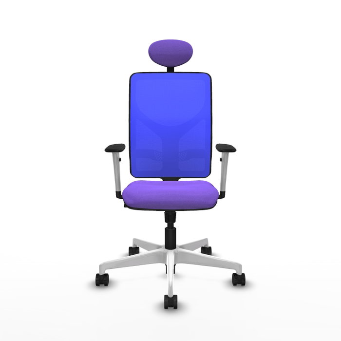 PIQUERAS Y CRESPO Silla de oficina Motilla con mecanismo Sincro, Lila y Azul PIQUERAS Y CRESPO Silla de oficina Motilla con mecanismo Sincro, Lila y Azul