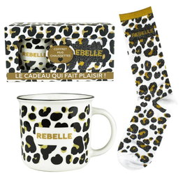 Enesco Taza + calcetines Rebelle