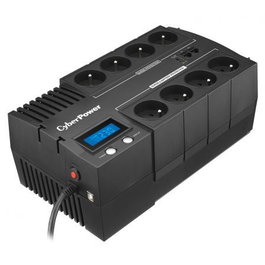 CyberPower BR700ELCD SAI Interactivo de Línea 700VA-420W, 8 Salidas, Formato Bloque con AVR, LCD y Puerto USB para Protección y Energía de Respaldo