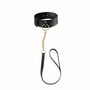 Collar Negro Con Correa Maze Bijoux Indiscrets 11116
