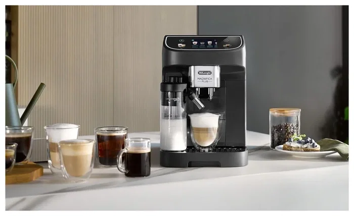 De'Longhi Magnifica Plus ECAM 320.61.G Cold Coffee Máquina de Café Superautomática 1450W 15 Bar 1.9L Gris