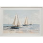 DKD Home Decor Cuadro Lienzo Veleros Pack de 2 (100x70x2,5 cm)