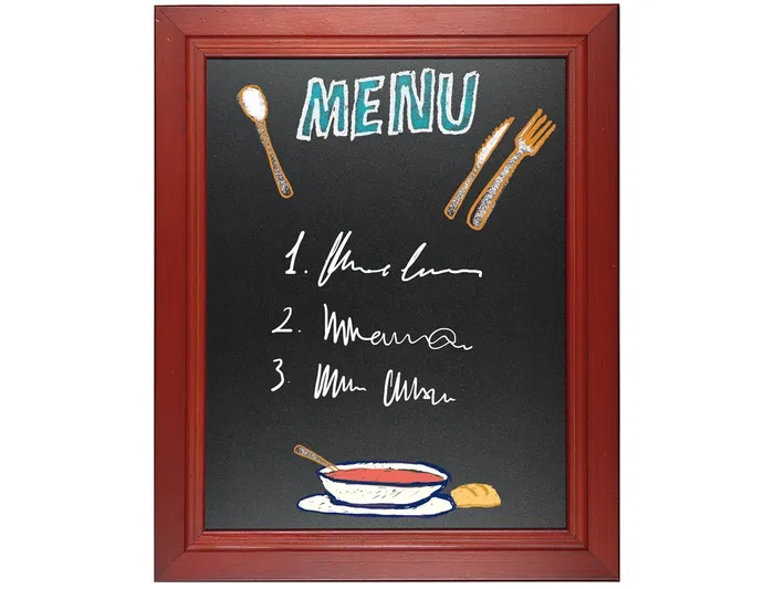 Liderpapel Pizarra Negra Mural de Madera para Rotulador Tiza 60x80cm Liderpapel Pizarra Negra Mural de Madera para Rotulador Tiza 60x80cm