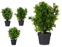 Ibergarden Maceta Plástico Negra Grande 25x50x25cm Para Plantas Verdes (Set de 3)