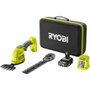 Ryobi Tijera para césped y escultor de plantas RY18GSA-0 con batería 18V 2.0 Ah y cargador