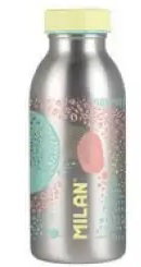 MILAN Botella isotérmica de acero inoxidable 354ml silver