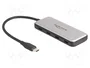 DeLOCK Concentrador USB Type-C 10 Gbps con 4 puertos y PD 85W 64261