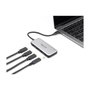 DeLOCK Concentrador USB Type-C 10 Gbps con 4 puertos y PD 85W 64261