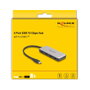 DeLOCK Concentrador USB Type-C 10 Gbps con 4 puertos y PD 85W 64261