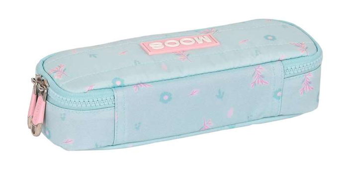 Estuche Escolar Moos Garden 22 x 5 x 8 cm Turquesa