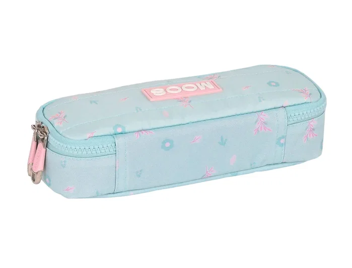 Safta Portatodo Moos Garden Azul Turquesa 22x5x8cm
