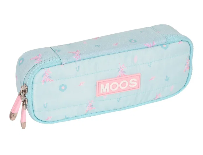 Safta Portatodo Moos Garden Azul Turquesa 22x5x8cm