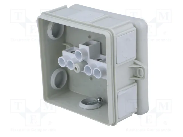ELEKTRO-PLAST NASIELSK EP-LUX Caja de conexiones gris con prensaestopas ELEKTRO-PLAST NASIELSK EP-LUX Caja de conexiones gris con prensaestopas