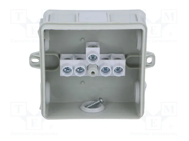 ELEKTRO-PLAST NASIELSK EP-LUX Caja de conexiones gris con prensaestopas ELEKTRO-PLAST NASIELSK EP-LUX Caja de conexiones gris con prensaestopas