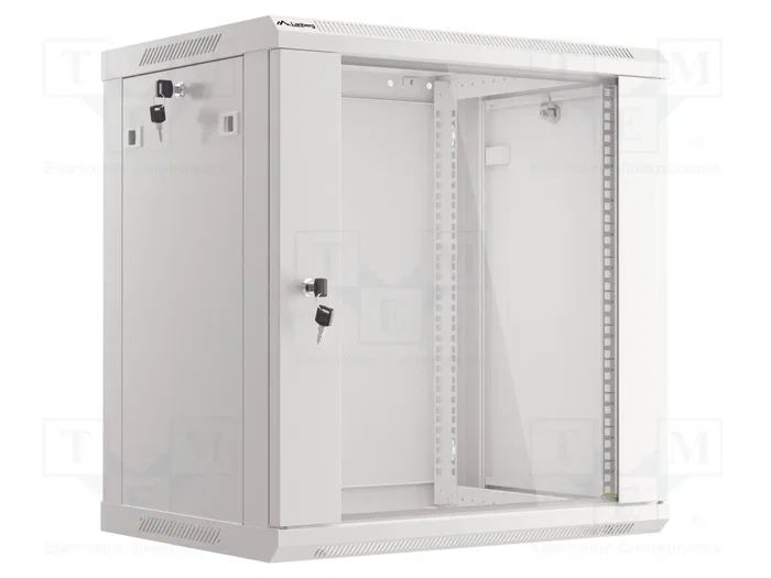 Lanberg Armario rack de pared 12U 19 pulgadas 600x450 mm Gris