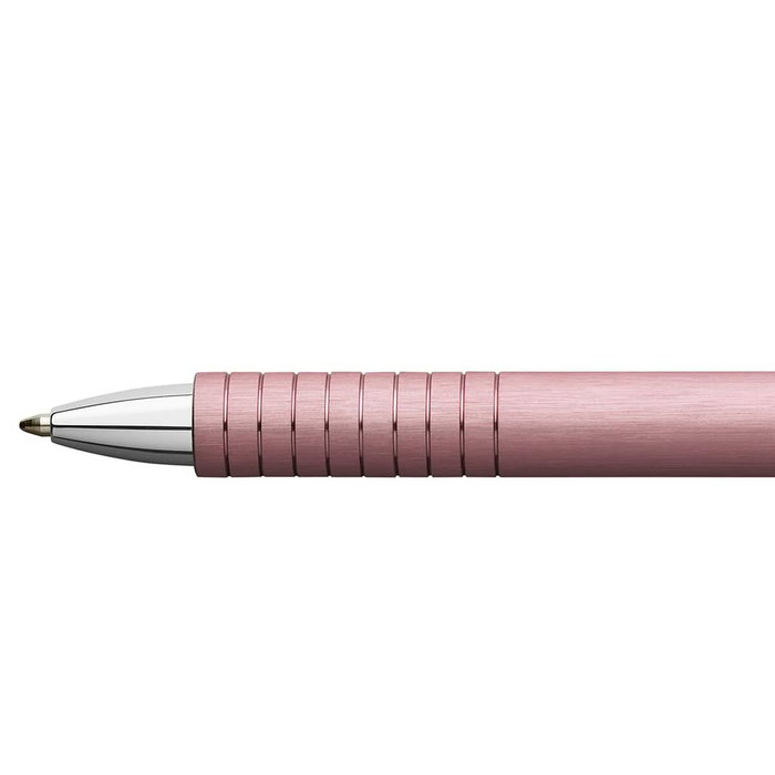 Faber Castell Bolígrafo Essentio Aluminio Rosa Tinta Negra B