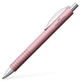 Faber Castell Bolígrafo Essentio Aluminio Rosé Tinta Negra Recargable Ancho de Trazo B