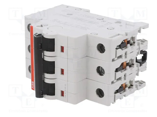 ABB S200M-C4 Interruptor magnetotérmico 3 polos 4A ABB S200M-C4 Interruptor magnetotérmico 3 polos 4A