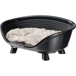 Ferplast Cesta Trono 4 con cojín relax - Negro
