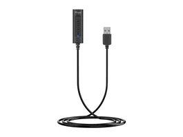 Equip Adaptador Audio USB-A Macho a Jack 3.5mm Hembra 245321 con Control de Volumen, Compatible con Windows y Mac
