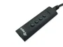 Equip Adaptador Audio USB-A Macho a Jack 3.5mm Hembra 245321 con Control de Volumen, Compatible con Windows y Mac