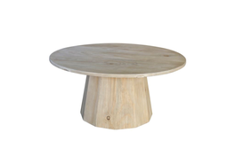 DKD Home Decor Mesa de Centro de Abeto y MDF 89x89x42 cm