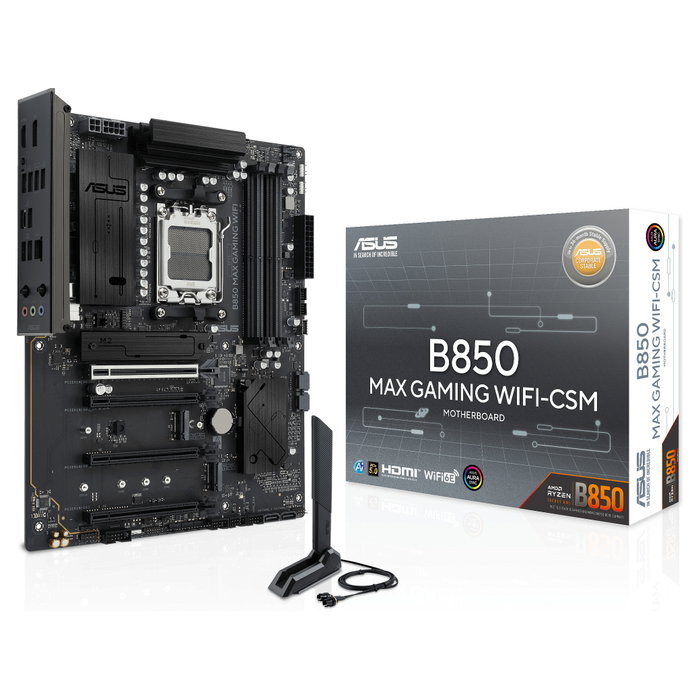 ASUS ROG Strix B850-E Gaming WiFi II Placa Base ATX - AMD AM5, DDR5, PCIe 5.0, 2.5Gb LAN, Wi-Fi 6E, Bluetooth 5.4, 3x M.2, USB 3.2 Gen2x2, SATA 6Gb/s