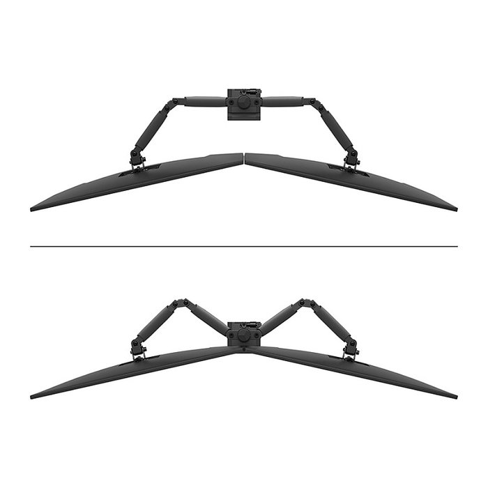 Neomounts Soporte para Monitor Dual DS60-600BL2 Negro