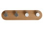 DKD Home Decor Perchero de Bambú e Inox Mate Natural