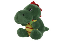 DKD Home Decor Peluche Sant Jordi Dragón Verde Poliéster 12 x 18 x 12 cm (12 Unidades)