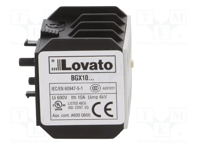 LOVATO ELECTRIC Contactores auxiliares BG