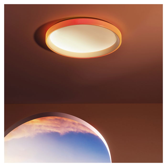 Aqara T1M Lámpara LED de Techo Redonda Blanca, 40 W, Diámetro 49.5 cm, Temperatura de Color Ajustable 2700 K - 6500 K, IP20