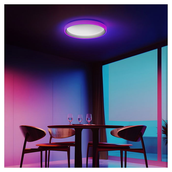 Aqara T1M Lámpara LED de Techo Redonda Blanca, 40 W, Diámetro 49.5 cm, Temperatura de Color Ajustable 2700 K - 6500 K, IP20